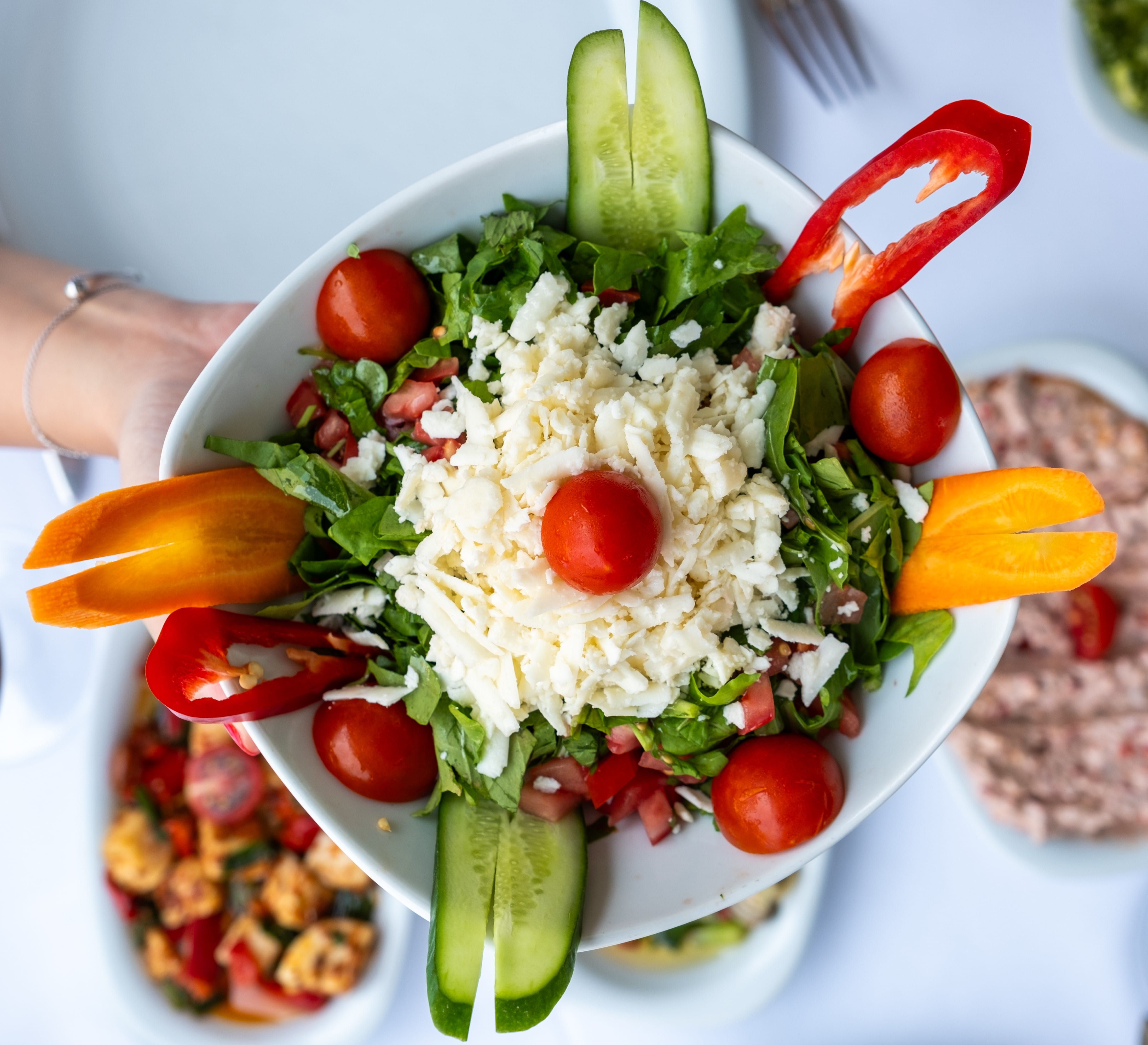 Peynirli Roka Salatası